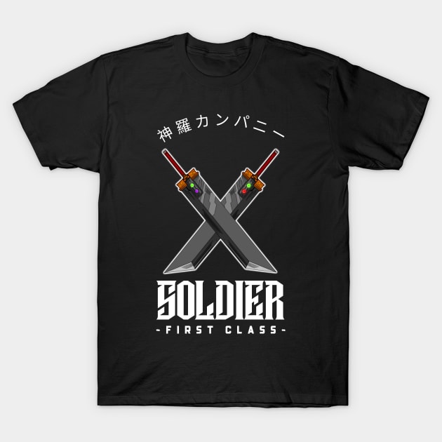 Soldier First Class T-Shirt by Popstarbowser